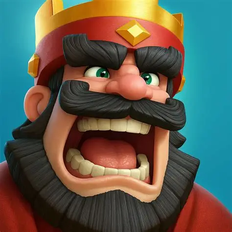 imagen de el rey azul de clash royale